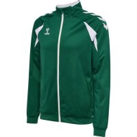 hummel Core 2.0 Track Zip Trainingsjacke - evergreen/white