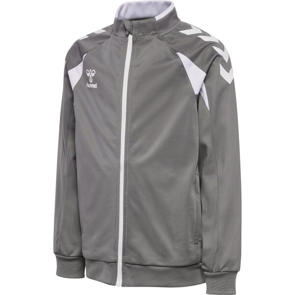 hummel Core 2.0 Track Zip Trainingsjacke Kinder - steel gray/white
