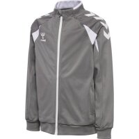 hummel Core 2.0 Track Zip Trainingsjacke Kinder - steel gray/white
