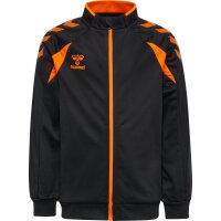 hummel Core 2.0 Track Zip Trainingsjacke Kinder - black/orange tiger