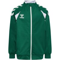 hummel Core 2.0 Track Zip Trainingsjacke Kinder - evergreen/white