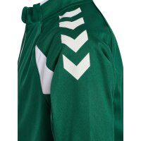 hummel Core 2.0 Track Zip Trainingsjacke Kinder - evergreen/white