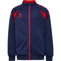 hummel Core 2.0 Track Zip Trainingsjacke Kinder - marine/true red