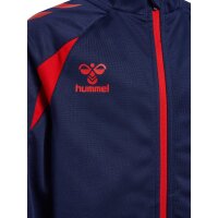 hummel Core 2.0 Track Zip Trainingsjacke Kinder - marine/true red