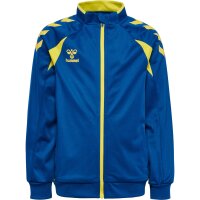 hummel Core 2.0 Track Zip Trainingsjacke Kinder - true blue/blazing yellow