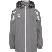 hummel Core 2.0 All-weather Jacke Kinder - steel gray/white