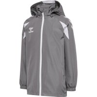 hummel Core 2.0 All-weather Jacke Kinder - steel gray/white