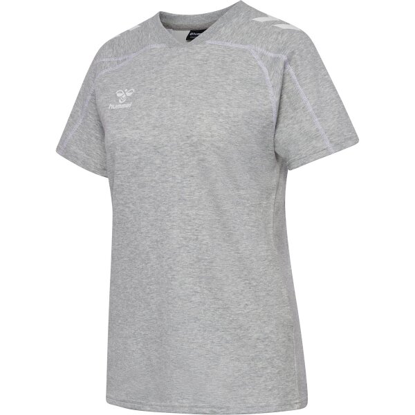 hummel Move 2.0 S/S T-Shirt Damen - grey melange