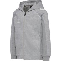 hummel Move 2.0 Zip Hoodie Kinder - grey melange