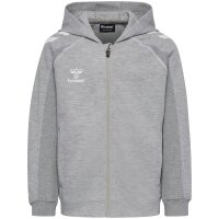 hummel Move 2.0 Zip Hoodie Kinder - grey melange