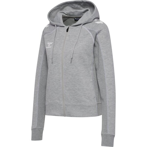 hummel Move 2.0 Zip Hoodie Damen - grey melange