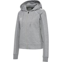 hummel Move 2.0 Zip Hoodie Damen - grey melange