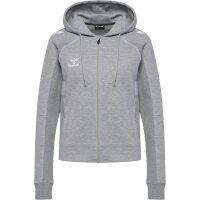 hummel Move 2.0 Zip Hoodie Damen - grey melange