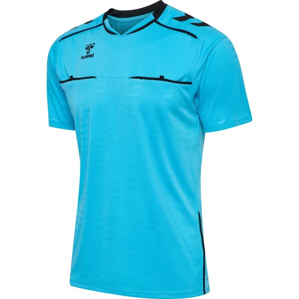 hummel Referee S/S Trikot Herren - neon blue
