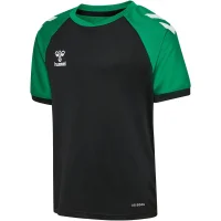 hummel Match League S/S Trikot Kinder - black/jelly bean