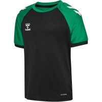 hummel Match League S/S Trikot Kinder - black/jelly bean