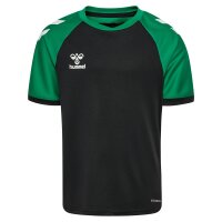 hummel Match League S/S Trikot Kinder - black/jelly bean