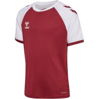 hummel Match League S/S Trikot Kinder - maroon/white