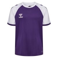 hummel Match League S/S Trikot Kinder - acai/white