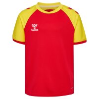 hummel Match League S/S Trikot Kinder - true red/blazing yellow
