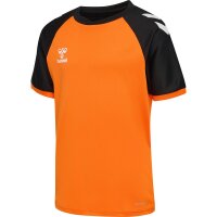 hummel Match League S/S Trikot Kinder - orange tiger/black