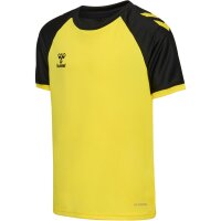 hummel Match League S/S Trikot Kinder - blazing yellow/black