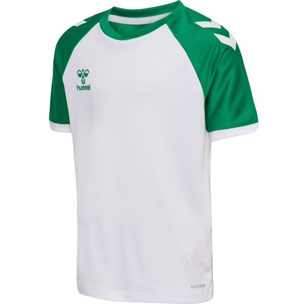 hummel Match League S/S Trikot Kinder - white/jelly bean