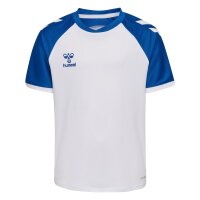 hummel Match League S/S Trikot Kinder - white/true blue