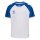 hummel Match League S/S Trikot Kinder - white/true blue