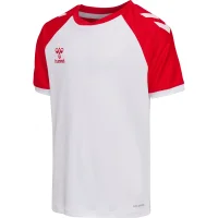 hummel Match League S/S Trikot Kinder - white/true red