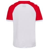 hummel Match League S/S Trikot Kinder - white/true red