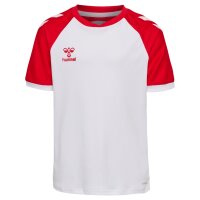 hummel Match League S/S Trikot Kinder - white/true red