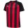 hummel Match Striped S/S Trikot Kinder - true red/black