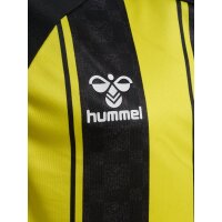 hummel Match Striped S/S Trikot Kinder - blazing yellow/black