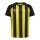 hummel Match Striped S/S Trikot Kinder - blazing yellow/black
