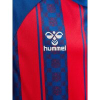hummel Match Striped S/S Trikot Kinder - true blue/true red
