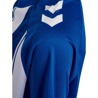 hummel Match Striped S/S Trikot Kinder - true blue/white