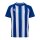 hummel Match Striped S/S Trikot Kinder - true blue/white