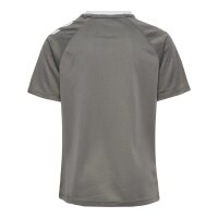 hummel Match Triumph S/S Trikot Kinder - steel gray/white
