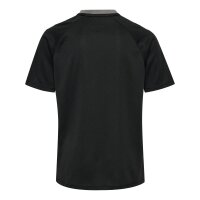 hummel Match Triumph S/S Trikot Kinder - black/steel gray
