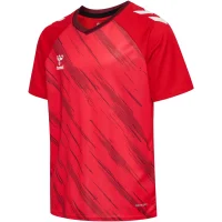 hummel Match Triumph S/S Trikot Kinder - true red/zinfandel