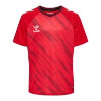 hummel Match Triumph S/S Trikot Kinder - true red/zinfandel