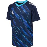 hummel Match Triumph S/S Trikot Kinder - marine/aquarius