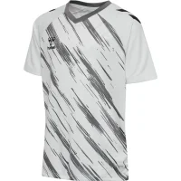 hummel Match Triumph S/S Trikot Kinder - white/steel gray