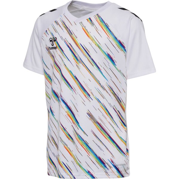 hummel Match Triumph S/S Trikot Kinder - white/multicolor