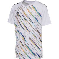 hummel Match Triumph S/S Trikot Kinder - white/multicolor