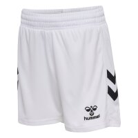 hummel Match Shorts Kinder - white/black