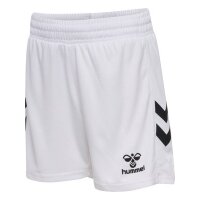 hummel Match Shorts Kinder - white/black