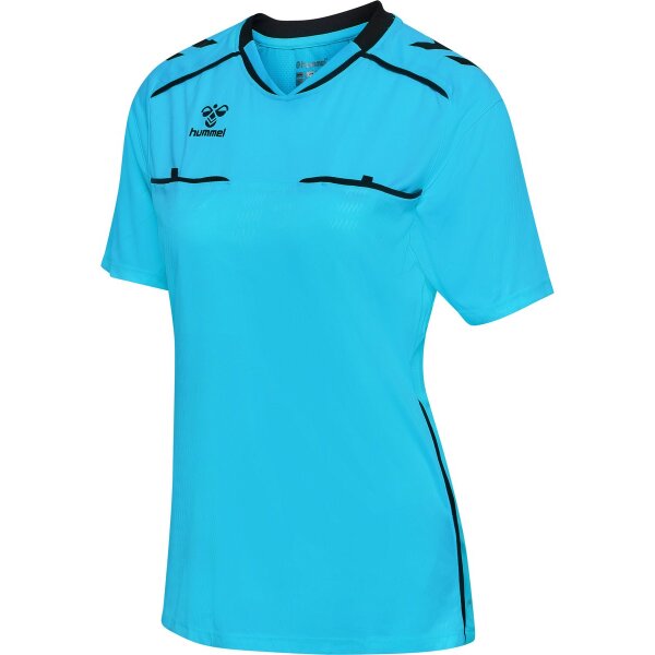 hummel Referee S/S Trikot Damen - neon blue
