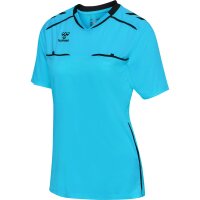 hummel Referee S/S Trikot Damen - neon blue